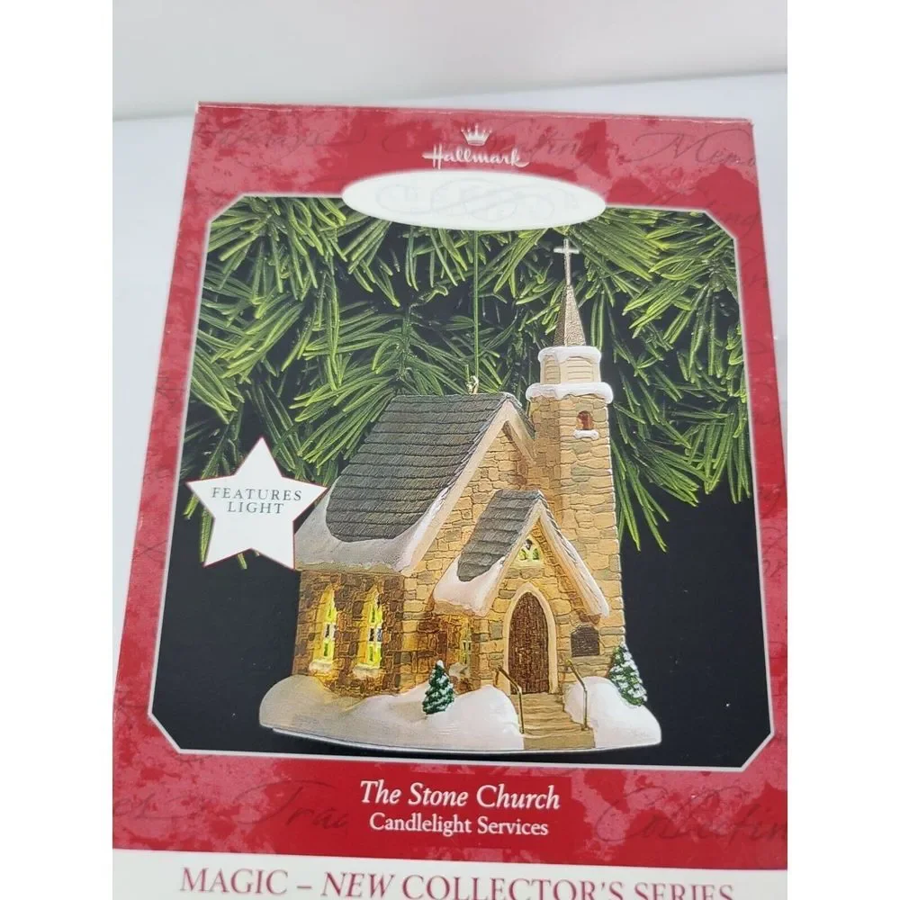 Hallmark Keepsake‎ Ornament The Stone Church Candlelight Services